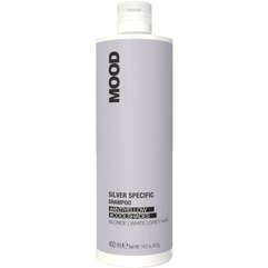 Фіолетовий шампунь для нейтралізації жовтизни Mood Silver Specific Shampoo, фото 