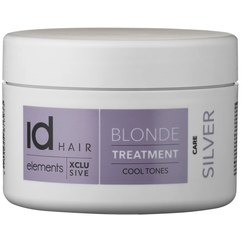 Маска для освітленого волосся та блонду id Hair Elements XCLS Silver Blonde Treatmen, 200 ml, фото 