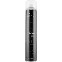 Суперсильний лак швидкого висихання id Hair Essentials Super Strong Hair Spray, 500 ml, фото 