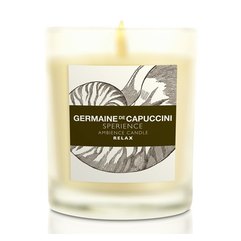 GERMAINE de CAPUCCINI Spa Sperience Ambience Candle Relax СПА Сперіенс ароматична свічка Релакс, 1шт, фото 