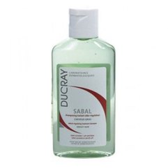 Шампунь себорегулирующий для ухода и лечения жирных волос Ducray Sabal, 125 ml