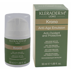 Мужской крем эмульсия вокруг глаз и для лица Kleraderm Anti-Age Emulsion Kron anti-age, 50 ml