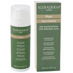 KLERADERM Puro Face Cleanser Очищаюча пінка Пуро з мигдальною кислотою для жінок і чоловіків, 150 мл, фото 