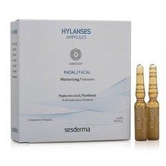 Sesderma Nanotech Hylanses ampoules Дермо-епідермальний зволоження, 5 шт x 2 мл, фото 