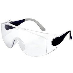 Univet 535 Окуляри захисні c захистом від подряпин спільне носіння з оптичними окулярами, регулювання дужок, фото 