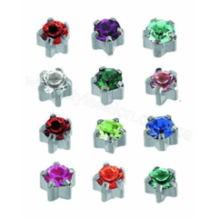 Caflon Safe Tec Кристал в крапані (6 пар різних кольорів), фото 