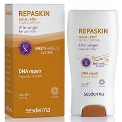 Восстанавливающий гель после солнца Sesderma Repaskin Facial/Body After Sun gel, 200 ml