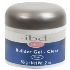 Гель конструирующий для маникюра прозрачный IBD LED/UV Builder Gel Clear