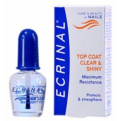 Средство для укрепления ногтей и усиления блеска  Asepta Ecrinal Clear and Shiny Top Coat, 10 ml 
