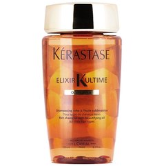 Kerastase Elixir Ultime Oleo-Riche Shampoo - Зволожуючий очищающий шампунь з маслами для сухих і товстих волосся, 250 мл, фото 