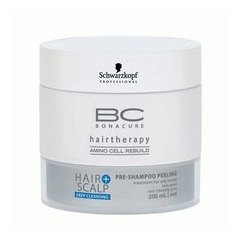 Schwarzkopf Professional Bonacure Pre-Shampoo Peeling Treatment - Засіб для попереднього очищення волосся і шкіри голови, 200мл., фото 