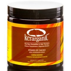 Кератиновая маска увлажняющая с маслом Какао Kerarganic power of cacao deep hydration mask, 236 ml