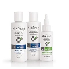 Система для редеющих натуральных волос Cliniscalp 3step trial kit for natural hair early stages