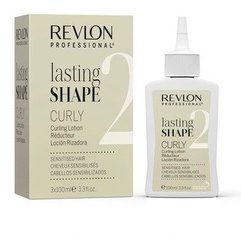 Revlon Professional Lasting Shape Curly Lotion Sensitized - Набір для завивки чутливих волосся, 3x100 мл, фото 