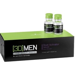 Schwarzkopf 3D Men Root Activator Serum Сироватка активізує ріст волосся, 7x10 мл, фото 