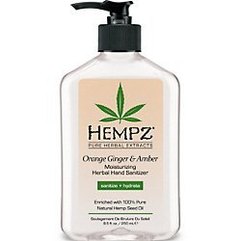 Санитайзер для рук увлажняющий растительный Hempz Moisturising Herbal Hand Sanitiserc, 250 ml
