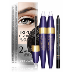 Keenwell Volumatic 3 in1 Mascara & Eye Liner PencilL Набор декора для глаз