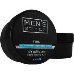 ProfiStyle Men's Style Гума для моделювання зачіски екстрасільной фіксації, 80 мл, фото 