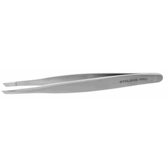Пинцет для бровей узкие скошенные кромки Staleks Pro Expert 20 Type 4