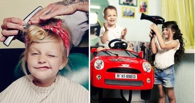 Детские парикмахерские кресла