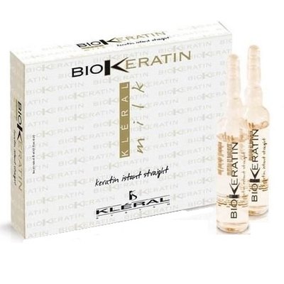 Ампулы для выравнивания волос Kleral System Keratin Instant Straight Vials, 7x8 ml
