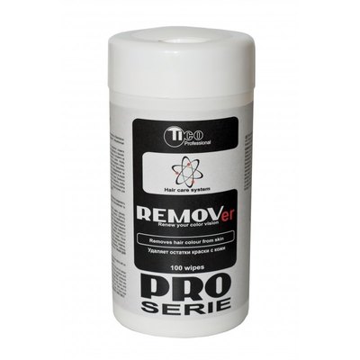 Влажные салфетки для удаления остатков краски с кожи Tico Professional Remover