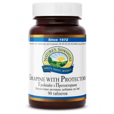 NSP Grapine with Protectors Грепайн з протекторами, 90 таблеток по 626,8 мг, фото _ab__is.image_number.default