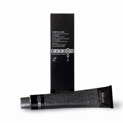 Echosline Karbon 9 Charcoal Color Крем-фарба з активованим вугіллям, 100 мл, фото 