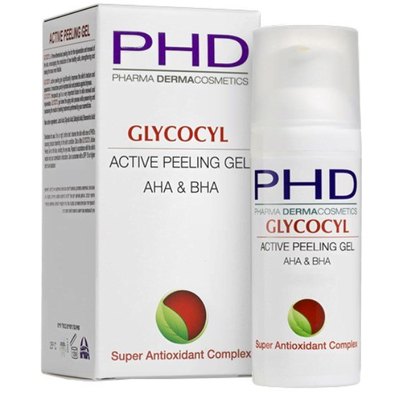 PHD Glycocyl Active Peeling Gel AHA & BHA Нічний гель-пілінг, 50 мл, фото 