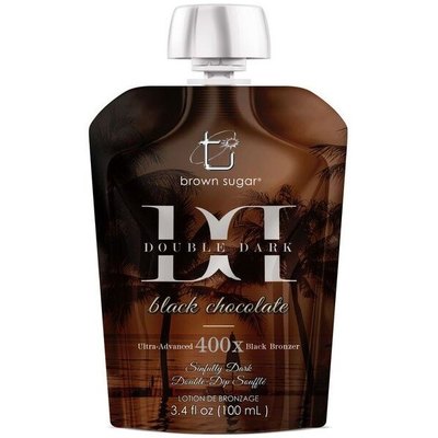 Крем для загара в солярии с ультра темными бронзантами 400X Brown Sugar Double Black Chocolate, 100 ml