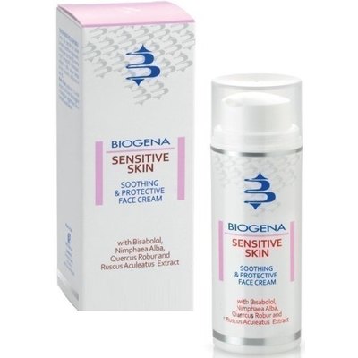 Biogena Sensitive Skin Спеціальний заспокійливий і захисний крем для чутливої шкіри, 50 мл, фото 