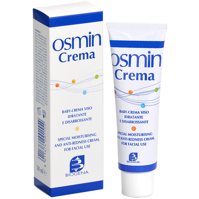 Biogena Osmin Baby Crema Крем заспокійливий для чутливої шкіри обличчя і зняття почервоніння, 50 мл, фото _ab__is.image_number.default