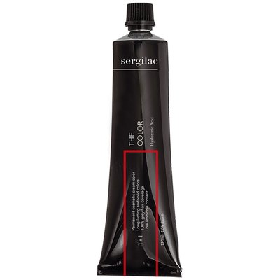 Перманентна крем-фарба для волосся Sergilac The Color, 120 ml, фото 