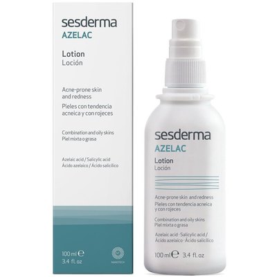 Sesderma Azelac Face Scalp and Body Lotion Лосьон для обличчя і тіла при розацеа, демодексі, акнe, 100 мл, фото 