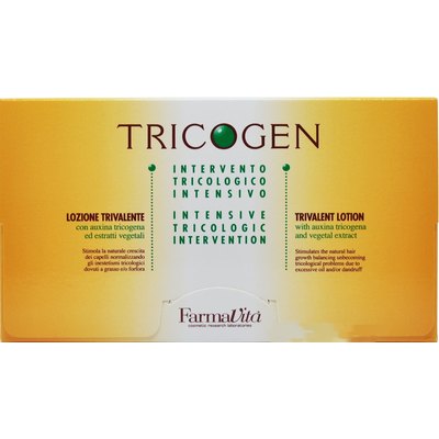 Лосьон проти лупи і випадіння волосся Farmavita Tricogen Lotion, 12x8 ml, фото 