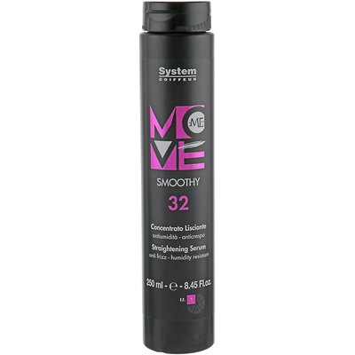 Сироватка випрямляюча вологостійка Dikson Move-Me Smoothy Serum 32, 250 ml, фото 