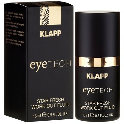 Флюид для век Звездный фитнес Klapp Eyetech Star Fresh Work Out Fluid, 15 ml, изображение 2
