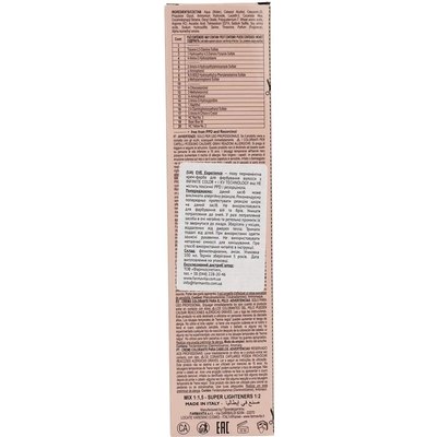 Стойкая краска для волос Farmavita Eve Experience.