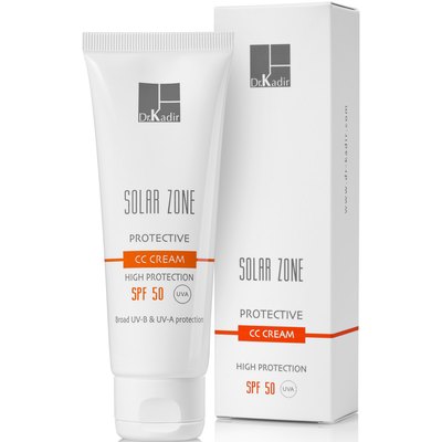 Dr. Kadir Solar Zone Protective CC-Cream SPF50 Захисний СС-крем, 75 мл, фото 