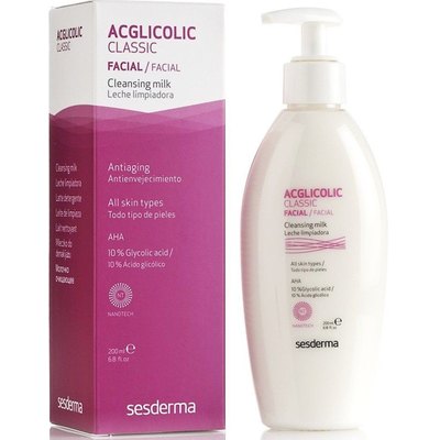 Sesderma Acglicolic Classic Cleansing Milk Очищаюче молочко, 200 мл, фото 