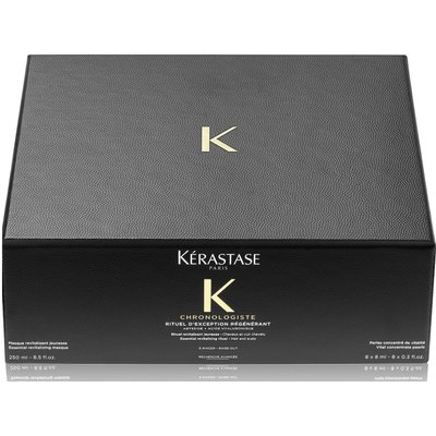 Набор Хроноложист ревитализирующая маска и жемчужный концентрат Kerastase Chronologiste Caviar Ritual, 250 мл+8х8 мл, изображение 6