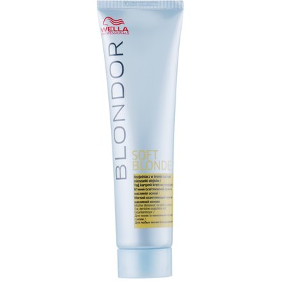 Осветляющий крем на масляной основе Wella Professionals Blondor Soft Blonde Cream, 200 g, изображение 5