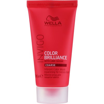 Маска для жестких окрашенных волос Wella Professionals Invigo Color Brilliance Vibrant Color Mask Coarse