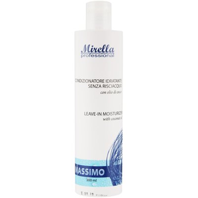 Увлажняющее средство несмываемое 9 в 1 для волос Mirella Professional Massimo Leave-in Moisturizer, 300 ml