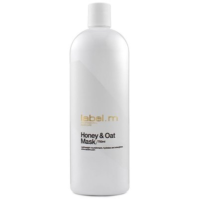 Питательная маска Мед и Овес для сухих и обезвоженных волос Label.m Nourishing Mask Honey and Oats, изображение 3