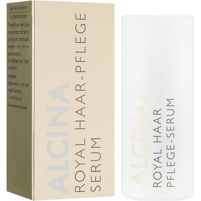 Сыворотка для укрепления и восстановления структуры волос Alcina Royal Haar-Pflege-Serum, 30 ml