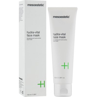 Гидро-питательная маска Mesoestetic Hydra-vital face Mask, 100 ml, изображение 4