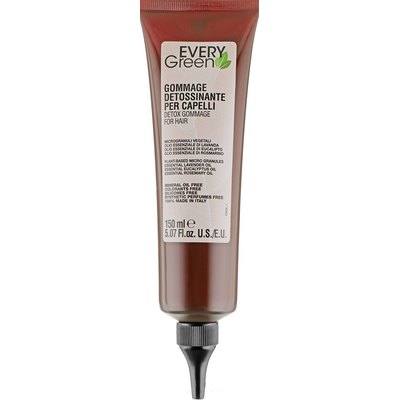 Гоммаж детокс пілінг для шкіри голови Dikson Every Green Detox Gommage, 150 ml, фото 