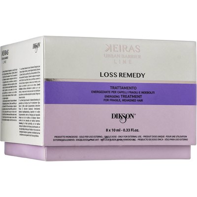 Лосьон против выпадения волос Dikson Keiras Urban Barrier Line Loss Remedy, 8x10 ml