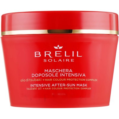 Маска для волос после пребывания на солнце Brelil Solaire Intensive After-Sun Mask, 220 ml